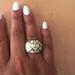 Coach Jewelry | Authentic Coach Ring | Color: Silver/White | Size: 7