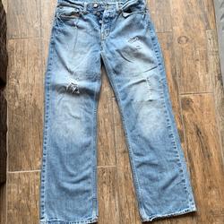 American Eagle Outfitters Jeans | Men’s American Eagle Distressed Demin Jeans | Color: Blue | Size: Waist 30 & Length 32