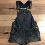 Brandy Melville Jeans | Brandy Melville Overall Shorts | Color: Blue | Size: Xs