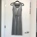 Anthropologie Dresses | Dolan Metallic Knit Dress | Color: Silver | Size: Xs