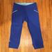 Athleta Pants & Jumpsuits | Athletes Capri Leggings | Color: Blue | Size: S