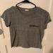 Brandy Melville Tops | Brandy Melville California Short Sleeve Top | Color: Black/Gray | Size: S