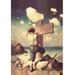 Buyenlarge 'The Great Cross' by N.C. Wyeth Painting Print in Brown | 30 H x 20 W x 1.5 D in | Wayfair 0-587-05338-0C2030