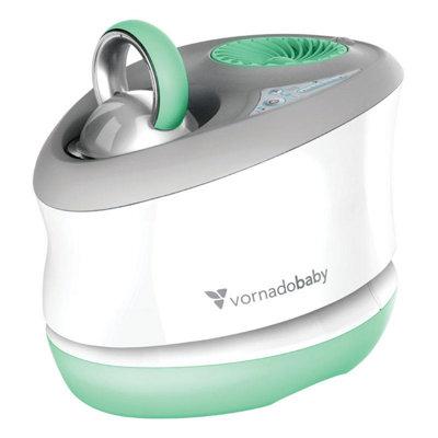 Vornado Baby Electronic 1 Gal. Cool & Warm Evaporative Tabletop Humidifier in Green/White, Size 23.5 H x 14.75 W x 14.0 D in | Wayfair HU1-0044-59