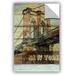 Williston Forge New York Brooklyn Bridge Removable Wall Decal Vinyl in White | 24 H x 36 W in | Wayfair 6orl295a2436p