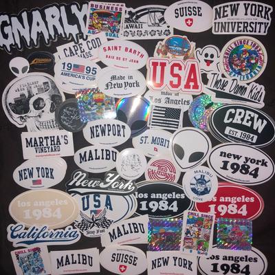 Brandy Melville Other | Brandy Melville Stickers | Color: White/Silver | Size: Os