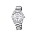 JAGUAR Woman Collection J870/1 Watch, 34 mm White case with Steel Strap for Women