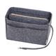 ZTUJO Purse Organizer Insert, Felt Bag Organizer with Metal Zipper, Handbag & Tote Shaper, For Speedy Neverfull Tote, 7 Sizes, Grey, XL