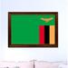 Spot Color Art 'Zambia Country Flag' Framed Graphic Art Print on Canvas in Green | 21 H x 30 W x 1 D in | Wayfair 6698WB2130