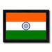 Spot Color Art India Country Flag Framed Print on Canvas in Green | 19 H x 27 W x 1 D in | Wayfair 6578WB1927