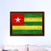 Spot Color Art 'Togo Country Flag' Framed Painting on Canvas in Green/Red/Yellow | 15 H x 21 W x 1 D in | Wayfair 6411BG1521
