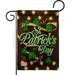 Breeze Decor Lightful Impressions Decorative 2-Sided Burlap 18.5 x 13 in. Garden Flag in Black | 18.5 H x 13 W in | Wayfair