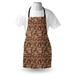 East Urban Home Doodle Apron in Brown | 26 W in | Wayfair F9DAF3F16F4A4214816D18F07F337C1E