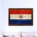 Spot Color Art 'Paraguay Country Flag' Framed Painting on Canvas in Red | 15 H x 21 W x 1 D in | Wayfair 6380BG1521