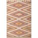 White 24 x 0.35 in Indoor Area Rug - East Urban Home Contemporary Red/Beige Area Rug Polyester/Wool | 24 W x 0.35 D in | Wayfair