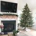 The Holiday Aisle® 7.5-Ft. Foxtail Pine Christmas Tree, Metal in Green | Wayfair FFFX075-0GR