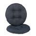 Winston Porter Non-Slip Textured Barstool Seat Cushion, 14-Inches Round Polyester in Blue | 2 H x 14 W in | Outdoor Furniture | Wayfair