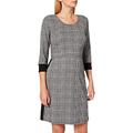 ESPRIT Maternity Damen Dress Nursing yd Check Kleid, Mehrfarbig (Black 001), 36 (Herstellergröße: S)