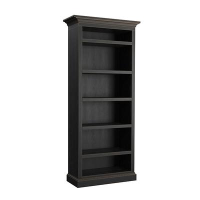 Casa Florentina Josephina Bookcase - Distressed Black over Gray - Ballard Designs