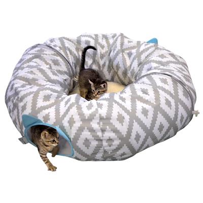 Kitty City Tunnel Cat Bed, 39" L X 39" W