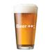 Winston Porter Poor Beer Plus Plus Coding 16 oz. Pint Glass Glass | 5.75 H x 3 W in | Wayfair 13E0A6864B624EF5BAE68983D09714C8