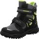 Superfit Jungen HUSKY warm gefütterte Gore-Tex Schneestiefel, Schwarz (Schwarz (Schwarz/Grün 03)), 33 EU