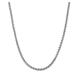 AmyRT 3mm Stainless Steel Wheat Chain Braided Necklace Silver for Men Women 22"