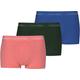 Calvin Klein Men's 3 Pack Low Rise Trunks - Cotton Stretch Boxers, Pink (Pomelo/Duffel Bag/Tempe Blue), M