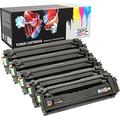 Set of 5 Compatible CLT-K506L CLT-C506L CLT-M506L CLT-Y506L Laser Toner Cartridges for Samsung CLP-680nd, CLX-6260fw, CLX-6260nd, CLP-680dw, CLX-6260fr, CLX-6260fd