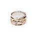 Rotating Twist,'Twist Pattern Sterling Silver Spinner Ring from India'