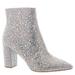 Betsey Johnson Cady - Womens 10 Silver Boot Medium