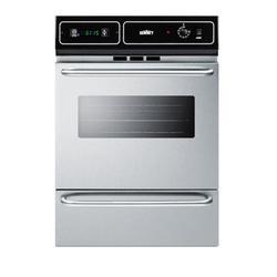 Summit Appliance Summit 24" Natural Gas Single Wall Oven, Stainless Steel | 34.5 H x 24 W x 24.75 D in | Wayfair TTM7212BKW