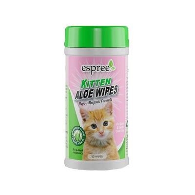 Espree Hypo-Allergenic Formula Aloe Vera Kitten Wipes, 50 count