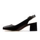 Clarks Sheer Violet Slingback Court Shoes 5 UK Black