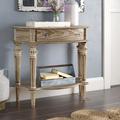 Roloff 34" Console Table Plastic in Brown Laurel Foundry Modern Farmhouse® | 31 H x 34 W x 15 D in | Wayfair OAWY5902 34114885