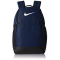 Nike Nk Brsla M Bkpk - 9.0 (24L) Sports Backpack - Midnight Navy/Black/(White), MISC