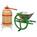 Selections Manual Apple Scratter Pulper Pomace and Traditional Fruit and Apple Press (18L)