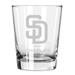 San Diego Padres 15oz. Personalized Double Old Fashion Etched Glass
