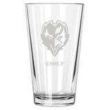 Baltimore Ravens 16oz. Personalized Etched Pint Glass