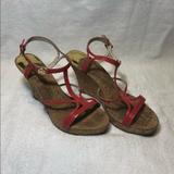 Michael Kors Shoes | Beautiful Michael Kors Wedges | Color: Brown/Red | Size: 8