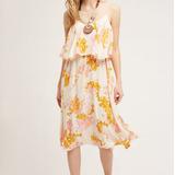 Anthropologie Dresses | Anthropologie Paper Crown Magnolia Dress | Color: Orange/Yellow | Size: Xsp