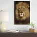 East Urban Home 'African Lion Male Portrait, Native to Africa' Photographic Print on Wrapped Canvas Canvas | 24 H x 16 W x 1.5 D in | Wayfair