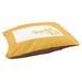 East Urban Home Topeka Kansas Indoor Dog Pillow Metal in Yellow | 7 H x 50 W x 40 D in | Wayfair CB279F8047454A009EB4BFFA22EFE90D