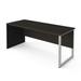 Pro-Concept Plus Table w/ Rectangular Metal Leg in Deep Grey & Black - Bestar 110402-1132