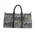 Signare Tapestry Women Big Holdall Weekender Luggage Bag Black & White Klimt (BHOLD-KISS)