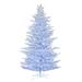 Vickerman 631355 - 7.5' x 53" Flocked Cedar Pine 2100 Pure White Twinkle Lights Christmas Tree (G197176LEDTW)