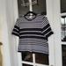 Anthropologie Sweaters | Anthropologie - Striped Shortsleeve Sweater | Color: Black/White | Size: S