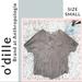 Anthropologie Tops | Anthropologie Brand O’dille Camp Shirt | Color: Brown | Size: S