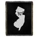 East Urban Home Jersey City New Jersey Woven Cotton Throw Cotton in Black | 60 W in | Wayfair 2D0AAA72CCE042B6A97EB7CF5F287767