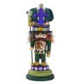 Kurt Adler Hollywood Mardi Gras Nutcracker Wood in Brown | 12 H x 5.6 W x 5.6 D in | Wayfair HA0391